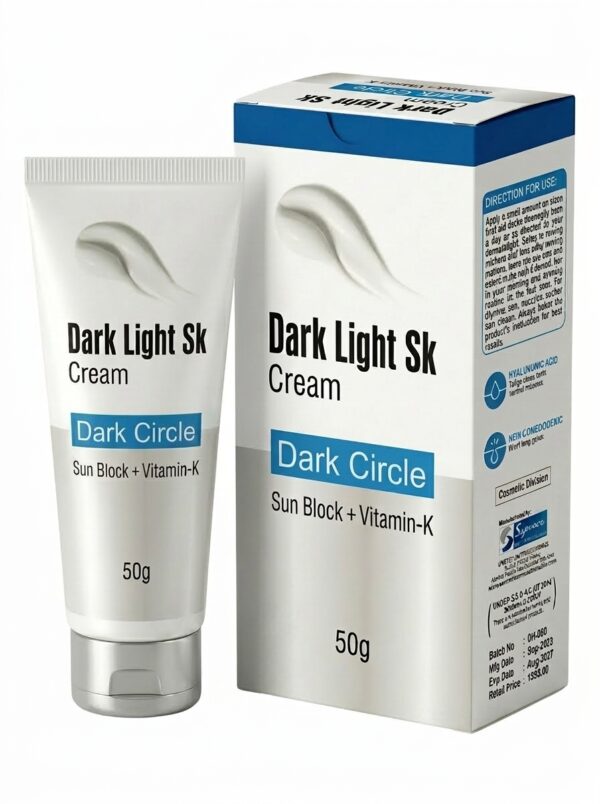 Dark Light SK Vitamin K Sunblock Eye Cream for Dark Circles in Pakistan - 50g tube