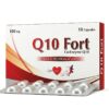 Q10 Fort Coenzyme Q10 100mg capsules pack box by Syncar Nutraceuticals
